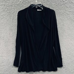 Chicos Travelers‎ Women Slinky Cardigan XL Drape Travel Layering Minimalist Cozy